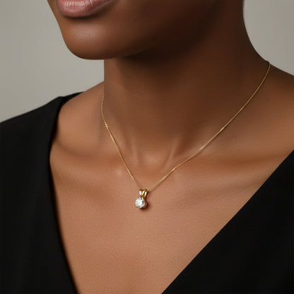 14k Diamond Pendant, 1/4ct, TLB, I1, .24gr