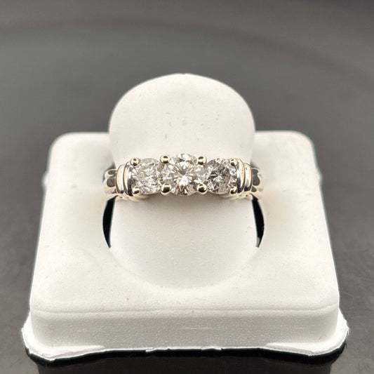14k Diamond Ring, 1cttw, H, I1, 3.41gr