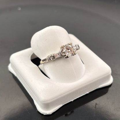 14k Diamond Ring, 1/2cttw, HI, VVS2/VS1, 2.75gr