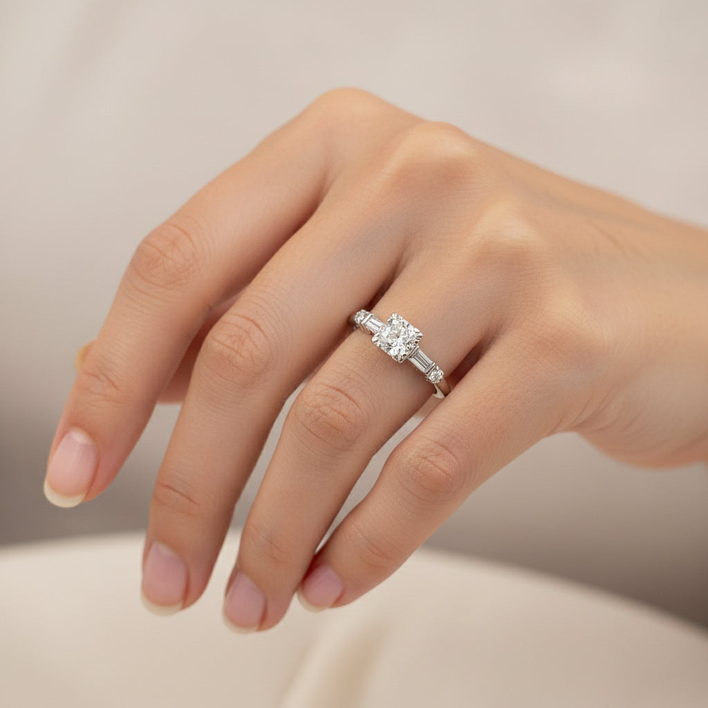 14k Diamond Ring, 1/2cttw, HI, VVS2/VS1, 2.75gr