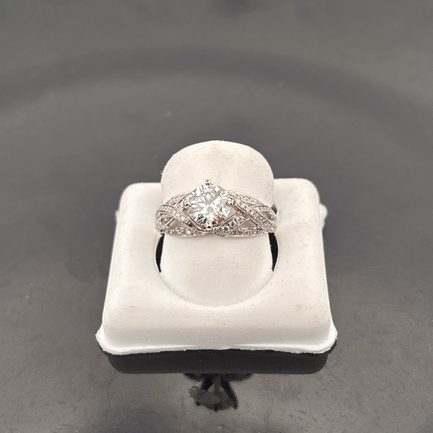 14K Lab Grown Diamond Ring, 1 1/3cttw, EF, VS, Valina