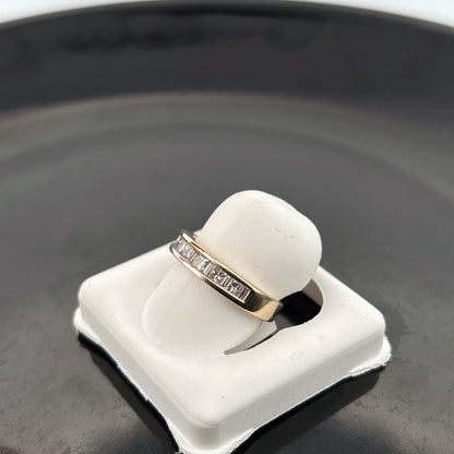 14k Diamond Wedding Band, 0.55cttw, GH, SI1, 2.76gr