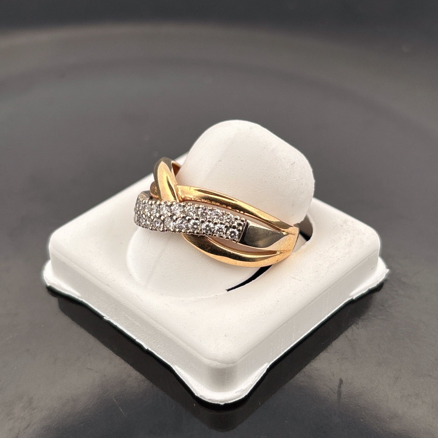 14k Mens Diamond Ring, 1/2cttw, GH, VS2/SI1, 5.8gr