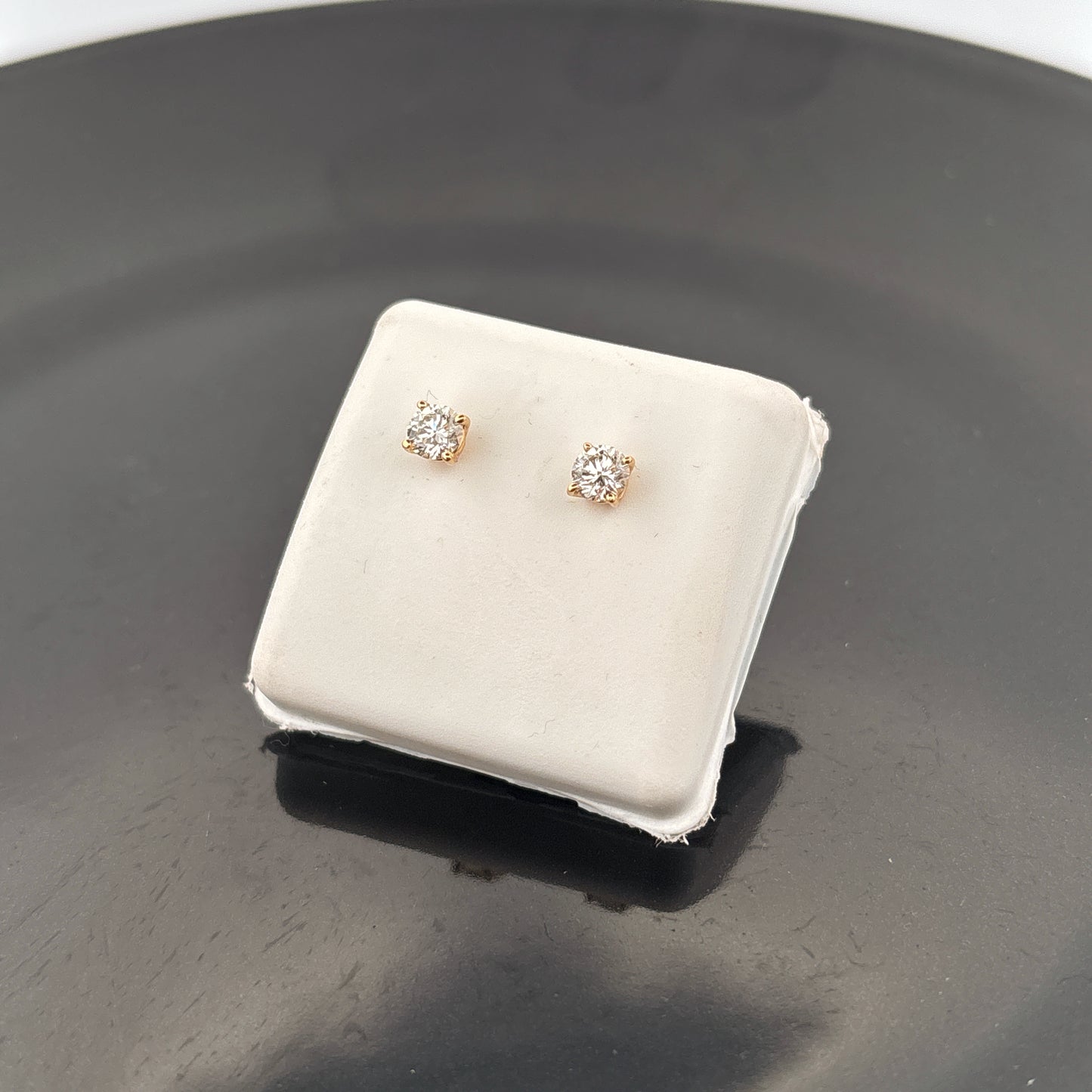 Lab Grown 14K Diamond Stud Earrings, 0.56cttw, GH, VS1