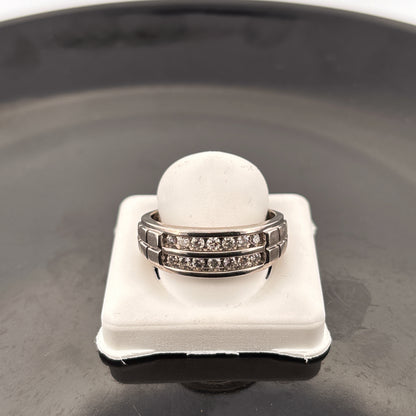 10k Diamond Mens Ring, 1/2cttw, H, I1, 5.8gr