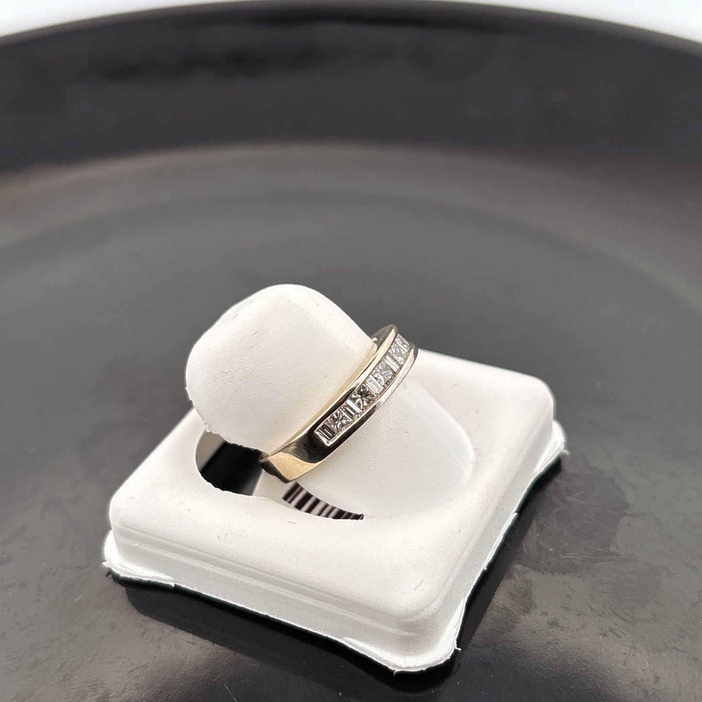 14k Diamond Wedding Band, 0.55cttw, GH, SI1, 2.76gr