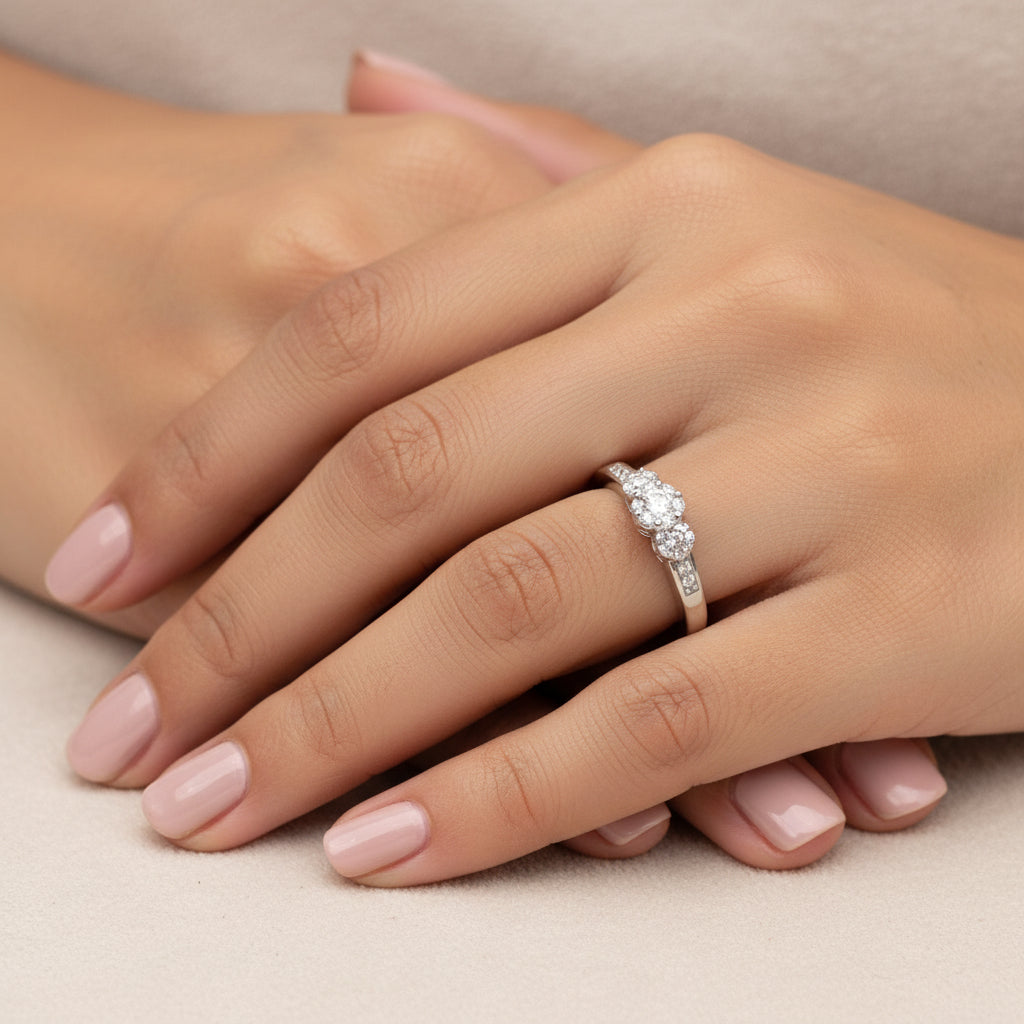 14K Diamond Ring, KL, SI1, 1/6cttw, 1.77gr Piece