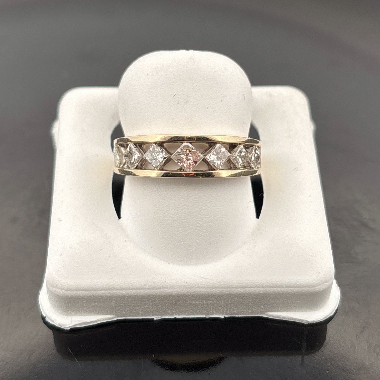 14k Diamond Band, 3/4cttw, H, I1, 3.38gr