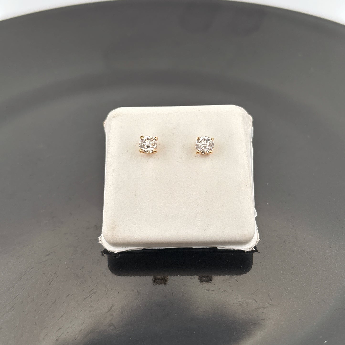 Lab Grown 14K Diamond Stud Earrings, 0.56cttw, GH, VS1