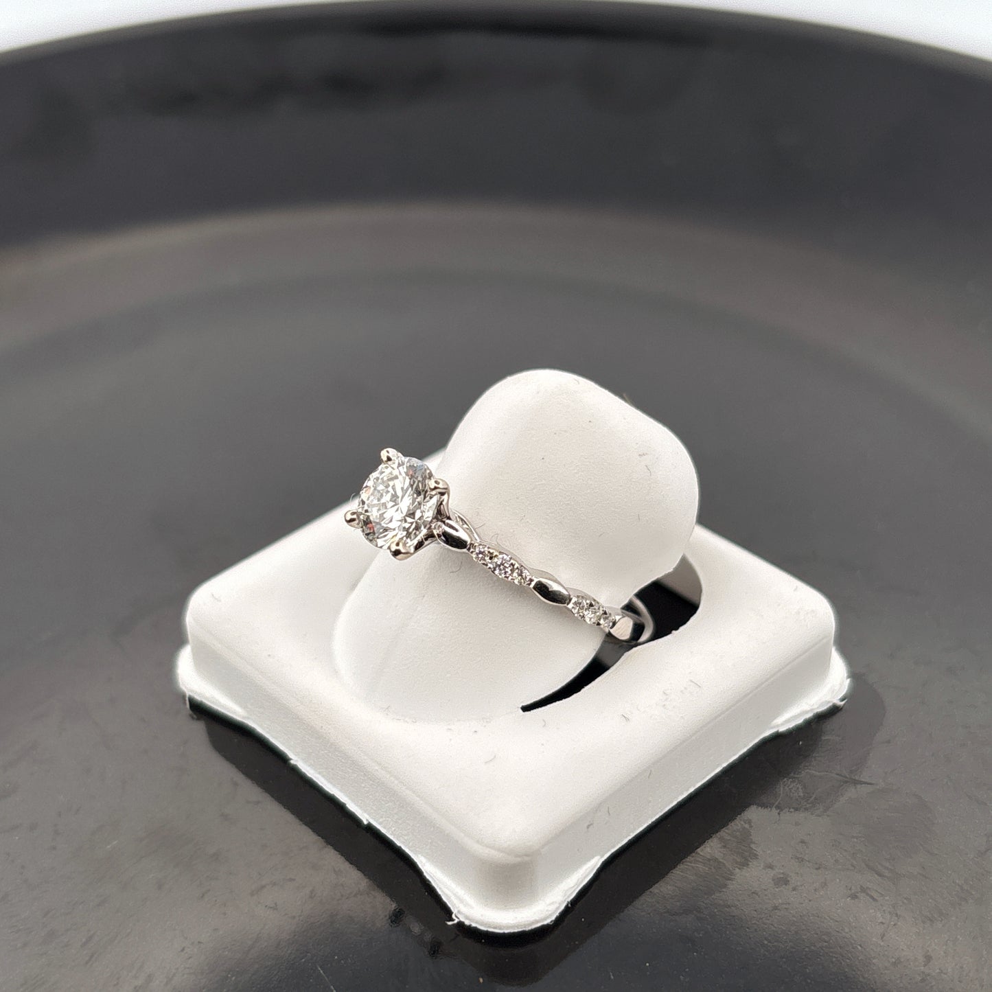 14k Valina Diamond Ring, 1.11cttw, GH, SI, 3.13gr