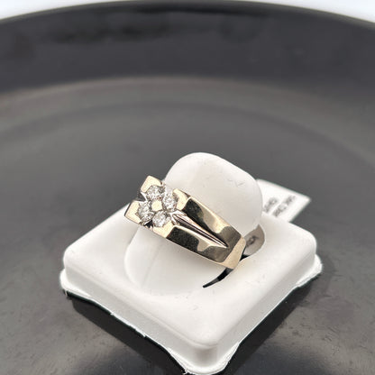 14k Diamond Mens Ring, 3/4cttw, GH, SI1, 9.24gr