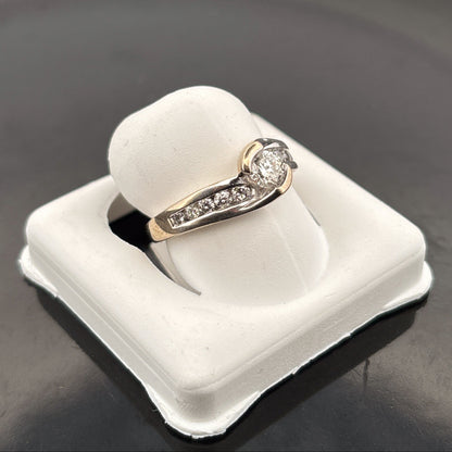 14k Diamond Ring, 1/2cttw, HIJ, SI, 3.46gr