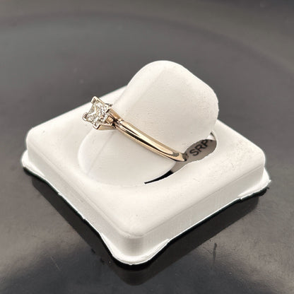 14k Diamond Solitare, 1/3ct, FG, VS1, 2.14gr