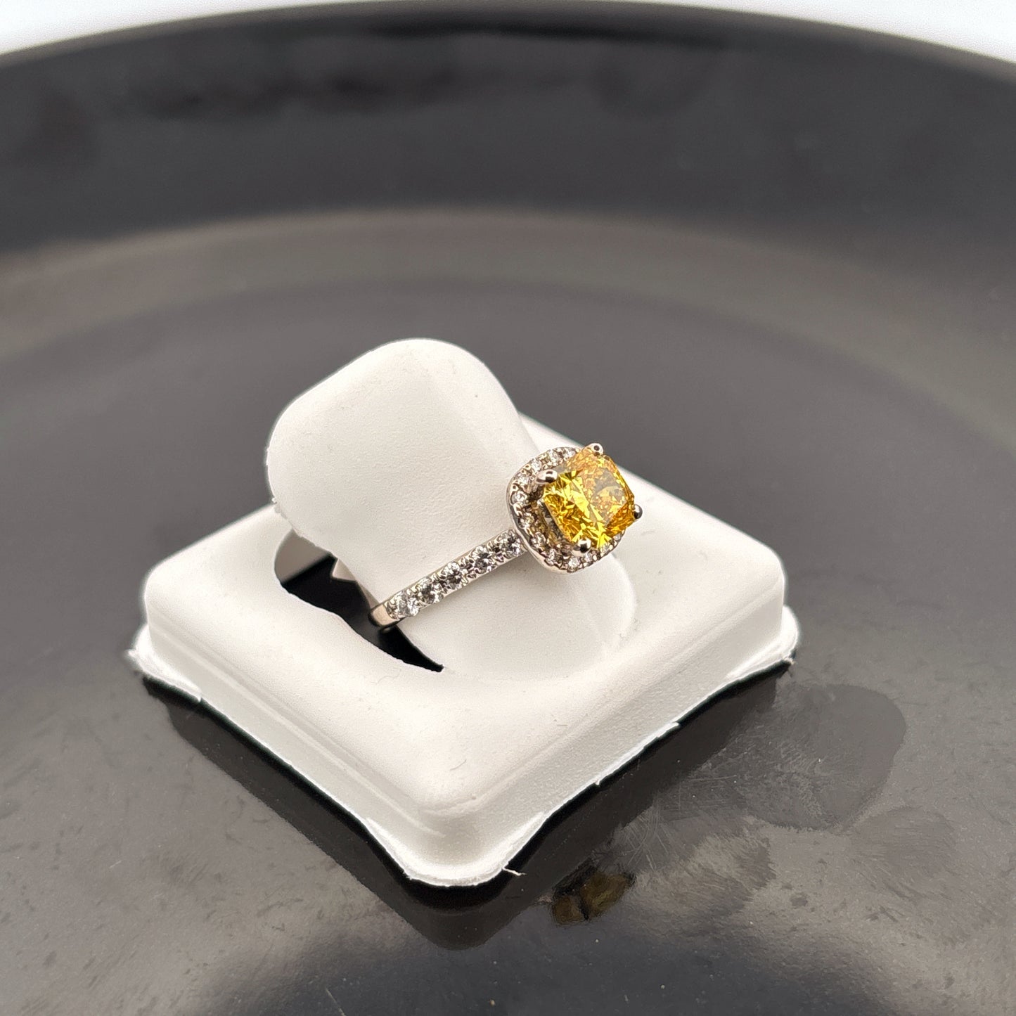 1.8cttw 14K Certified Lab Grown Diamond Ring, Size 5 1/4