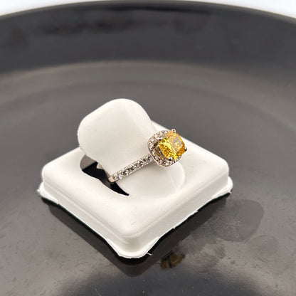 1.8cttw 14K Certified Lab Grown Diamond Ring, Size 5 1/4