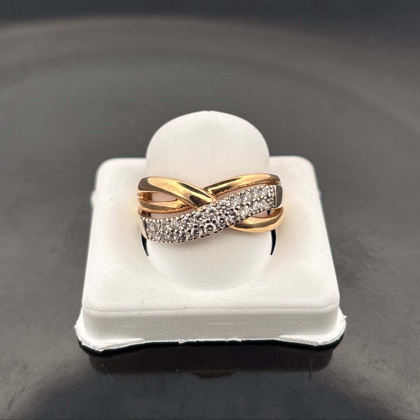 14k Mens Diamond Ring, 1/2cttw, GH, VS2/SI1, 5.8gr