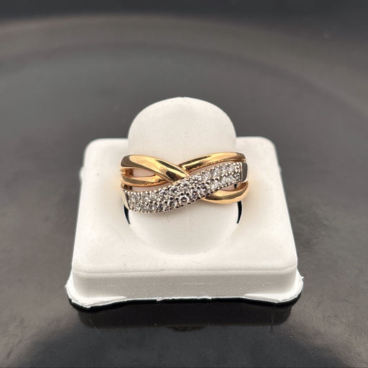 14k Mens Diamond Ring, 1/2cttw, GH, VS2/SI1, 5.8gr