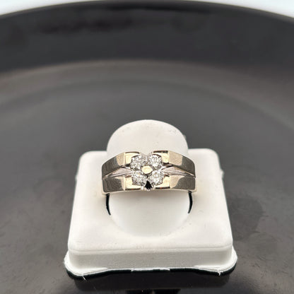 14k Diamond Mens Ring, 3/4cttw, GH, SI1, 9.24gr