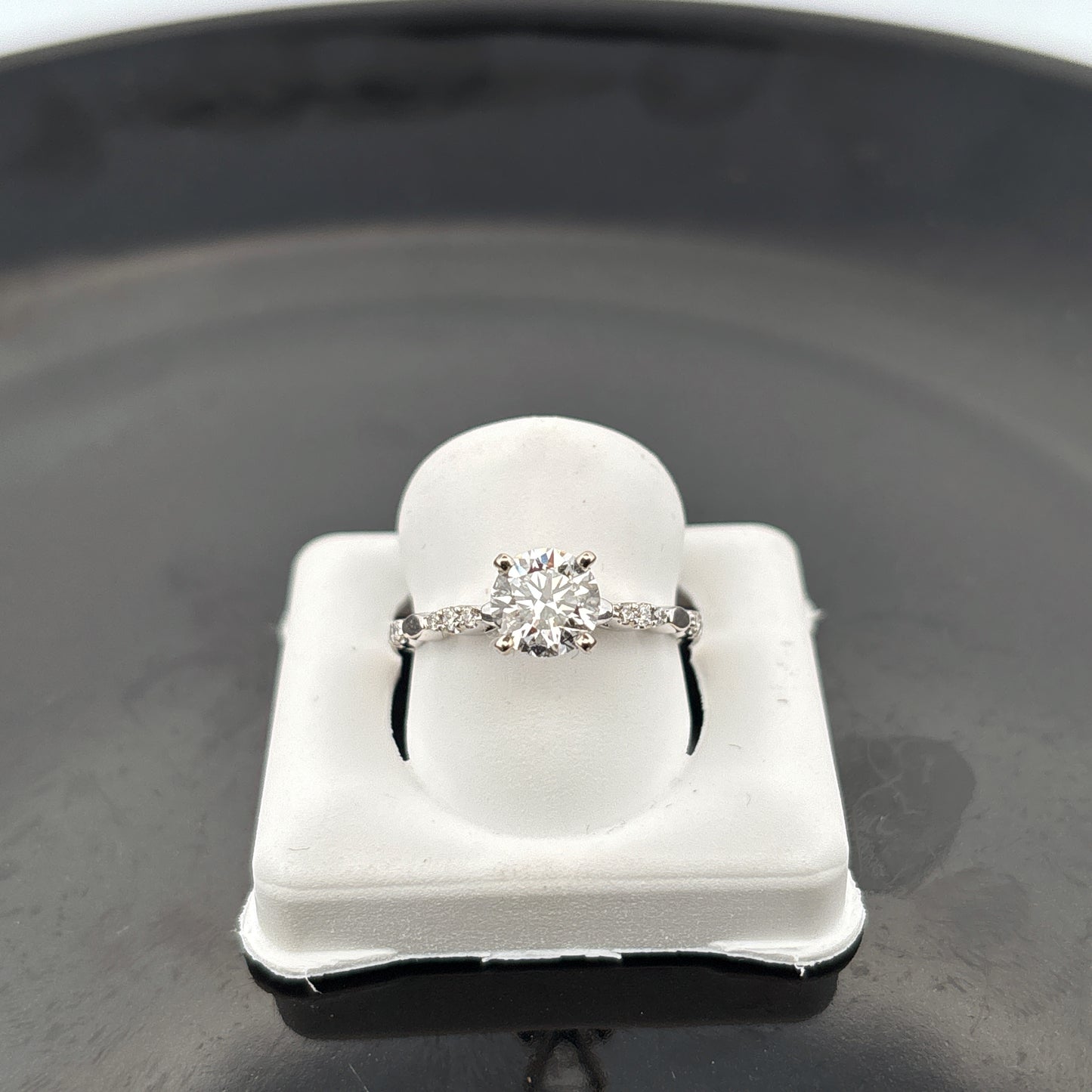 14k Valina Diamond Ring, 1.11cttw, GH, SI, 3.13gr