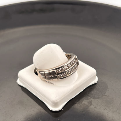 10k Diamond Mens Ring, 1/2cttw, H, I1, 5.8gr