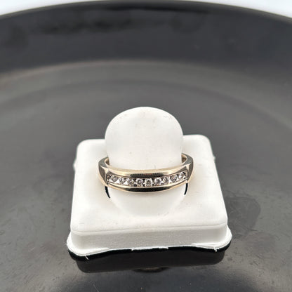 10k Mens Diamond Ring, 1/4cttw, GH, SI1, 4.74gr