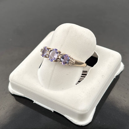 10K Tanzanite & Diamond Ring - 1.19gr