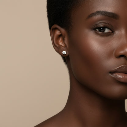 Lab Grown 14K Diamond Stud Earrings, 0.56cttw, GH, VS1