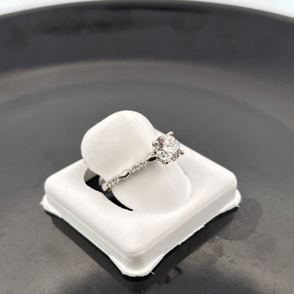 14k Valina Diamond Ring, 1.11cttw, GH, SI, 3.13gr