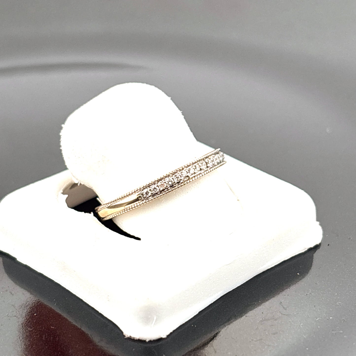 18K Diamond Wedding Band, 0.15cttw, GH,SI1 - 2.93gr