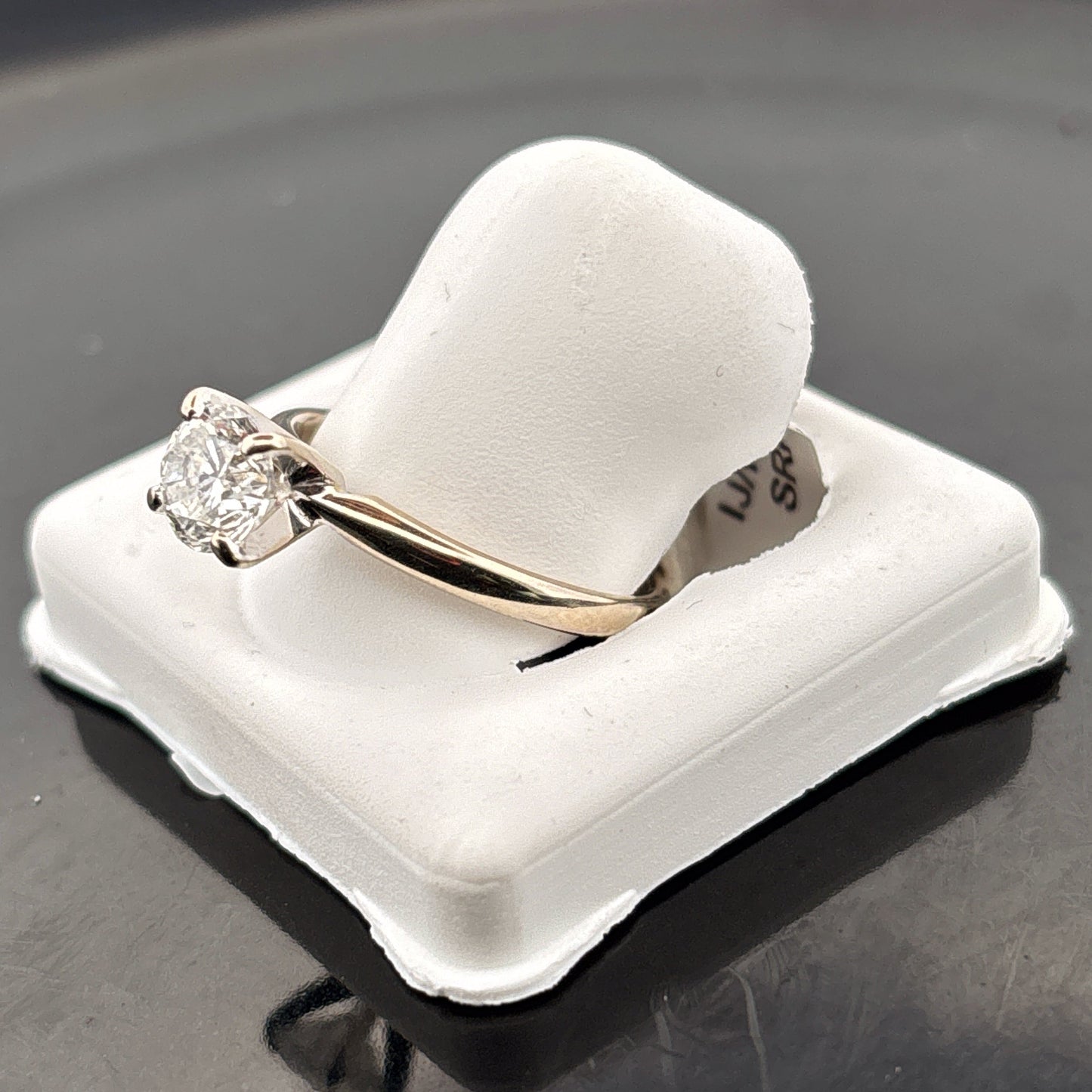 14k Diamond Solitare, 1ct, IJ, I1, 2.45gr