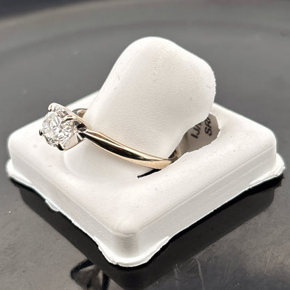14k Diamond Solitare, 1ct, IJ, I1, 2.45gr