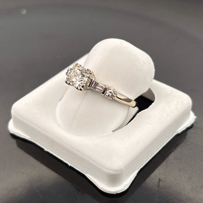 14k Diamond Ring, 1/2cttw, HI, VVS2/VS1, 2.75gr