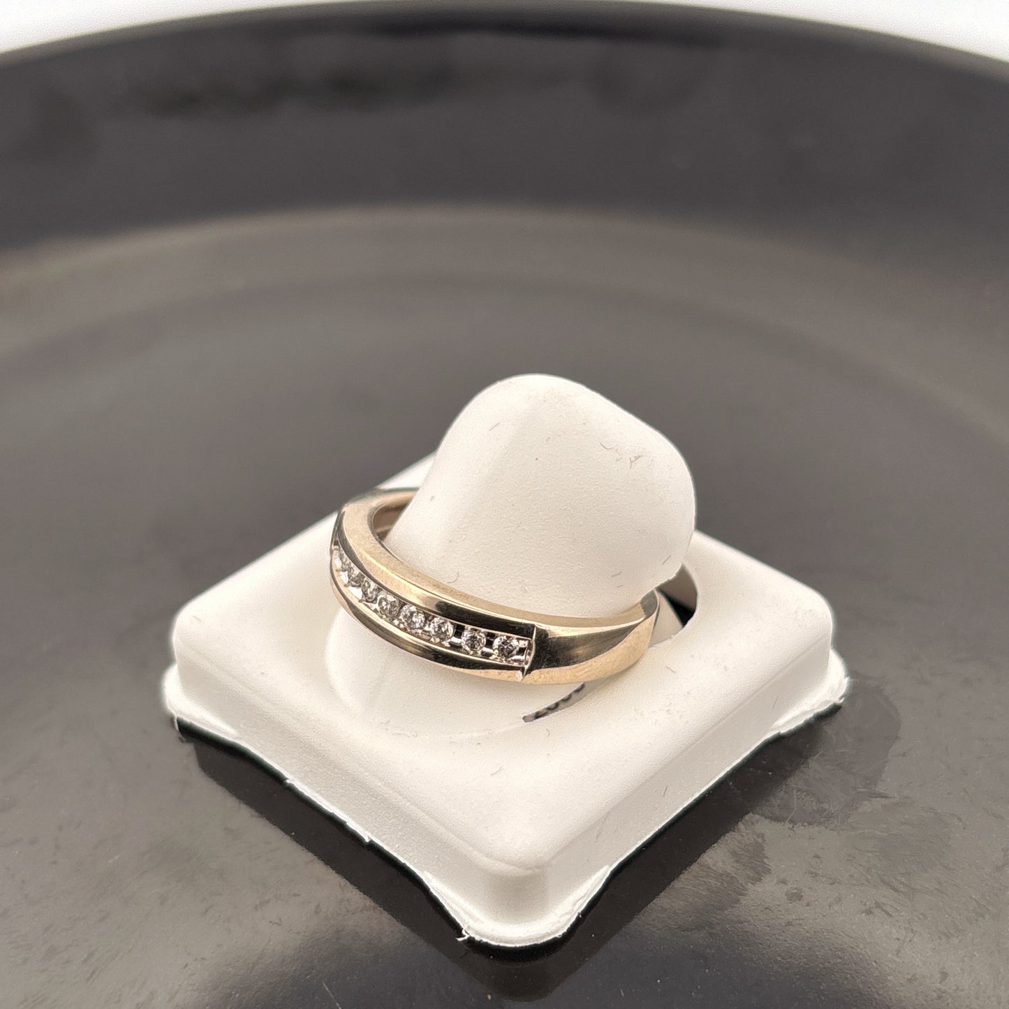 10k Mens Diamond Ring, 1/4cttw, GH, SI1, 4.74gr